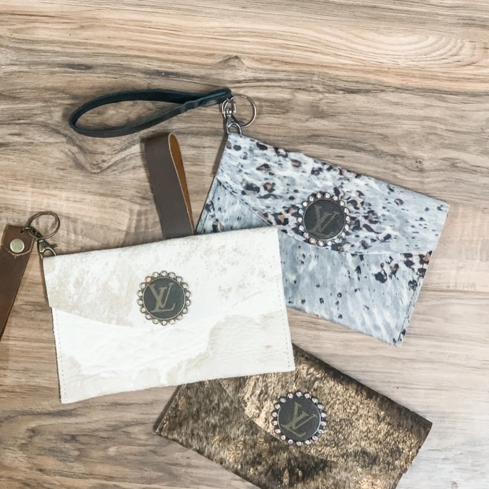 Designer Clutch!   100% Leather -